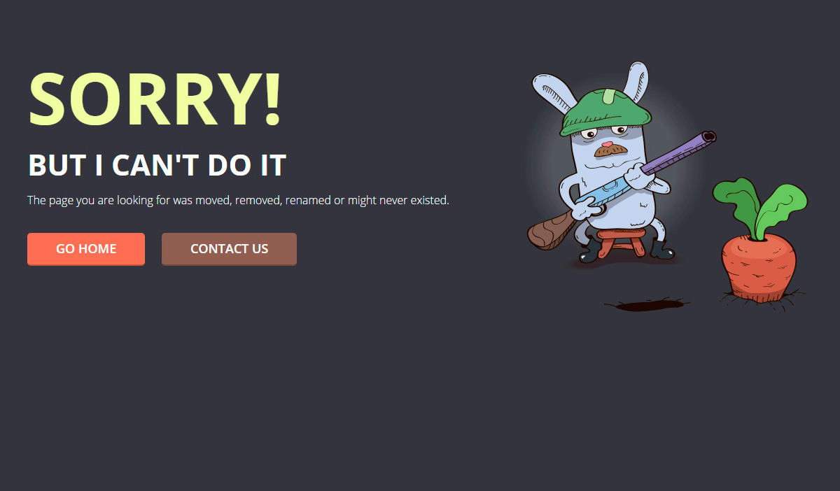 Page Erreur 404 votre site web et Google URL PAGE ERROR 404
